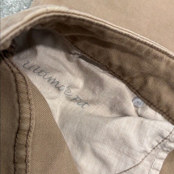 Chico's Ladies Platinum 5-Pocket Denim Ultimate Fit Khaki Jean Pant SZ3/XL - Picture 6 of 7